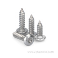 Stainless steel Pan head plum anti-theft tappping screw